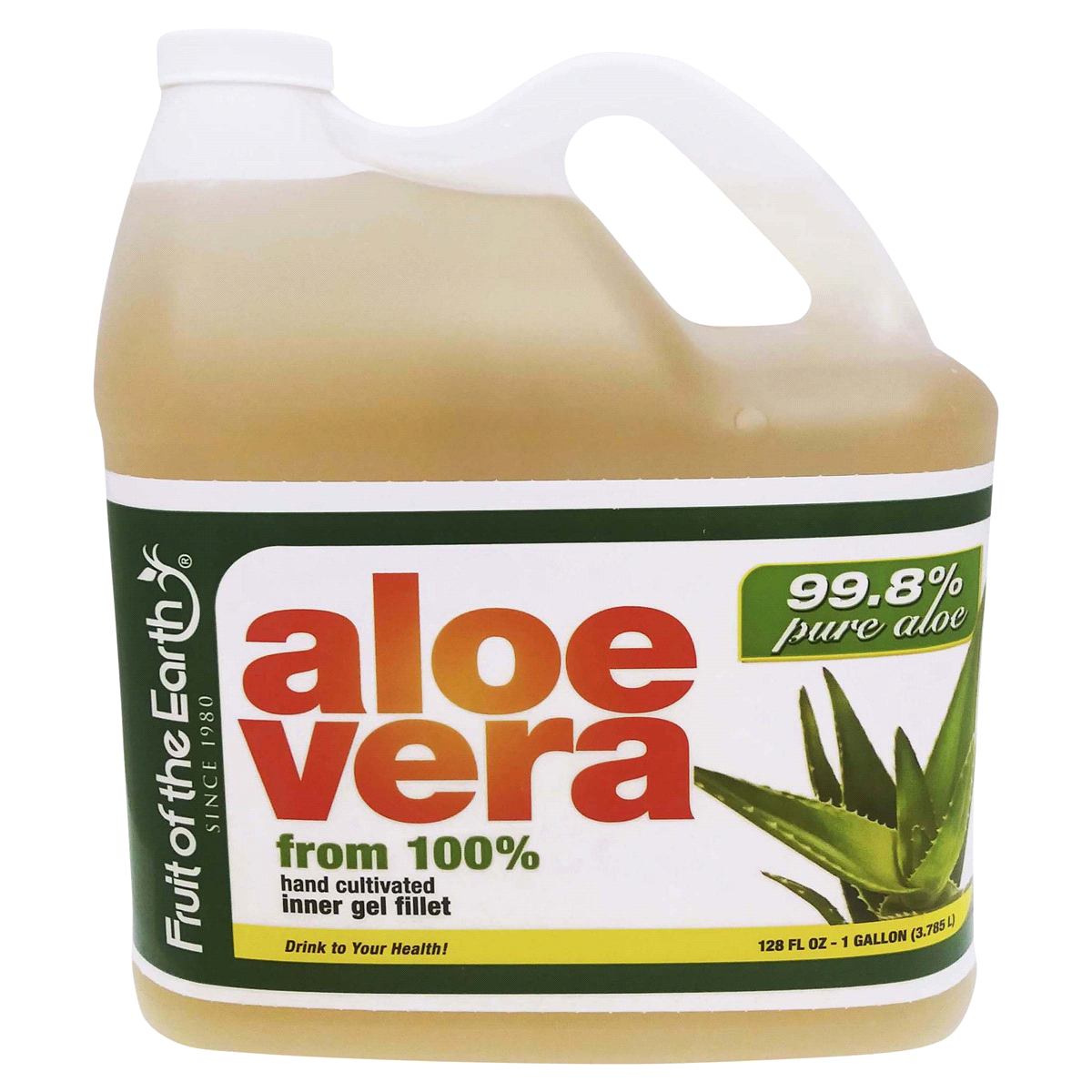 slide 1 of 9, Fruit Of The Earth Aloe Vera Juice, 128 fl oz