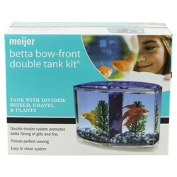 Meijer Betta Bow-Front Double Tank Kit