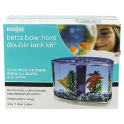 Meijer Betta Bow-Front Double Tank Kit