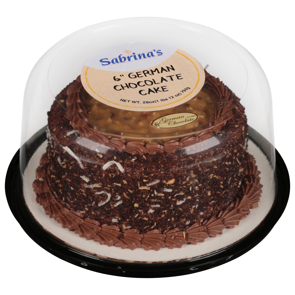 slide 8 of 13, Sabrina's 6 Inch German Chocolate Cake 28 oz, 28 oz