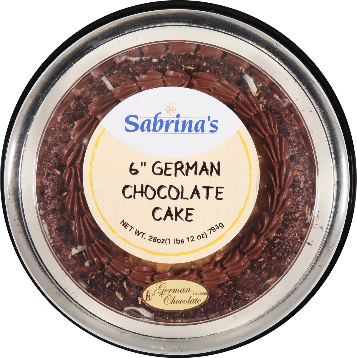 slide 3 of 13, Sabrina's 6 Inch German Chocolate Cake 28 oz, 28 oz