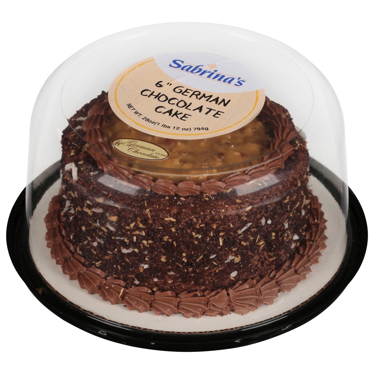 slide 11 of 13, Sabrina's 6 Inch German Chocolate Cake 28 oz, 28 oz