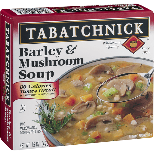 slide 6 of 9, Tabatchnick Barley & Mushroom Soup, 15 oz