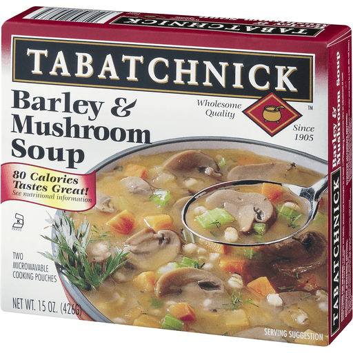slide 4 of 9, Tabatchnick Barley & Mushroom Soup, 15 oz