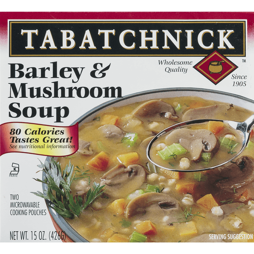 slide 8 of 9, Tabatchnick Barley & Mushroom Soup, 15 oz