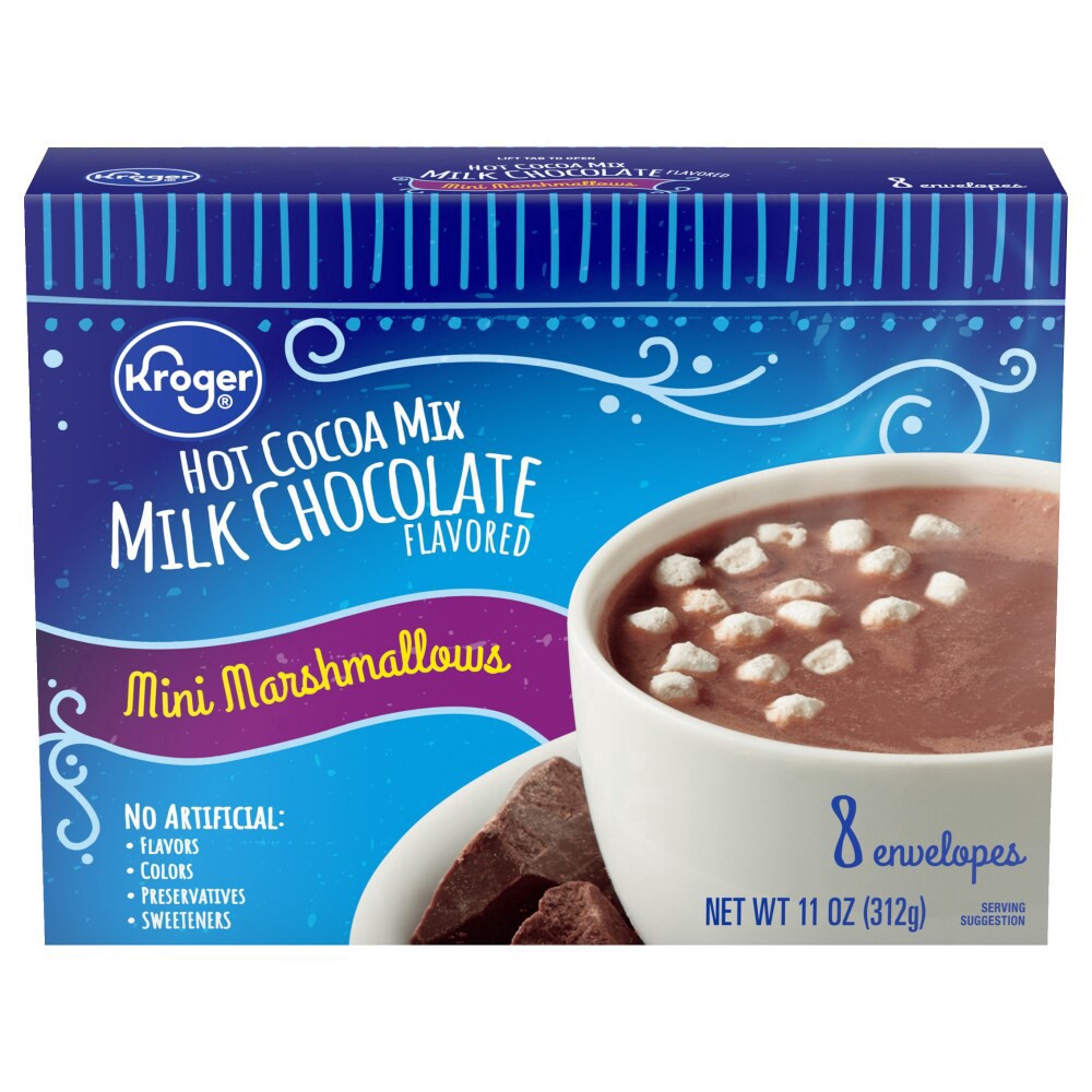 slide 1 of 1, Kroger® Marshmallow Hot Cocoa Mix, 8 ct