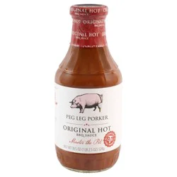 Peg Leg Porker Original Hot BBQ Sauce, 18.500 oz