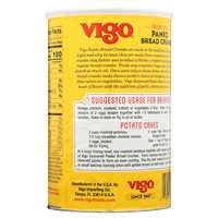 slide 7 of 13, Vigo Bread Crumbs, Panko, Seasoned Italian Style, 8 oz