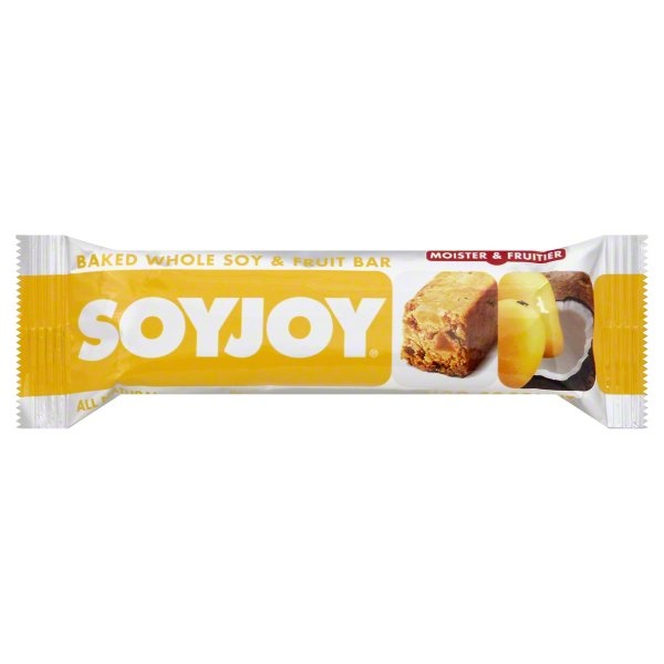 slide 1 of 1, Soyjoy Whole Soy & Fruit Bar, Baked, Mango Coconut, 1.6 oz