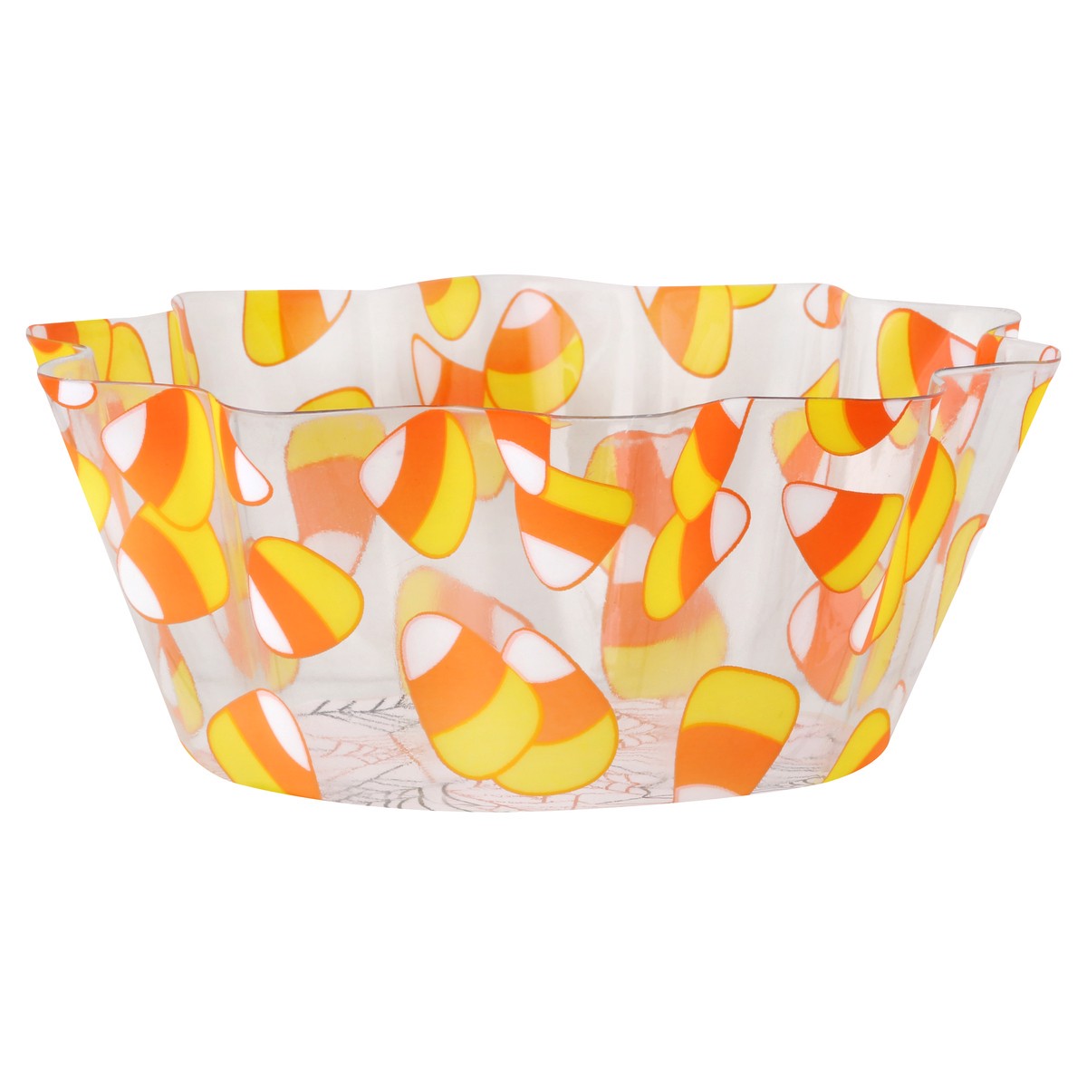 slide 4 of 4, Creative Converting Spider Webs Fluted Bowl 8 Inch, 1 ct