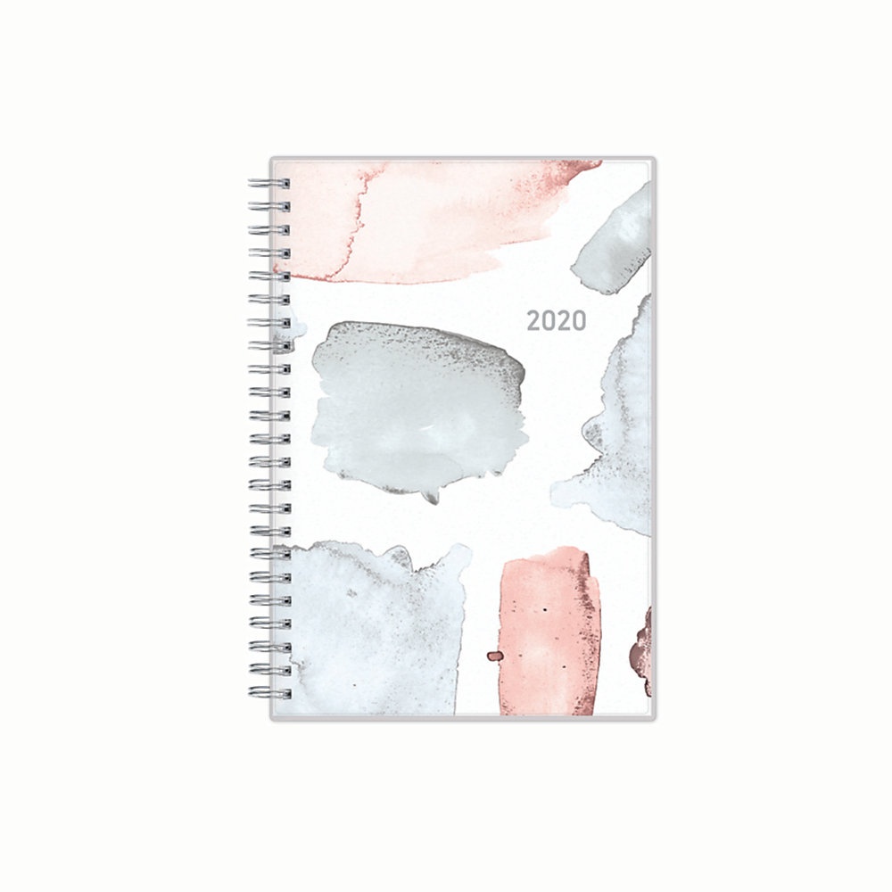 slide 1 of 1, Blue Sky Weekly/Monthly Planner, 5'' X 8'', Olifant, January To December 2020, 1 ct