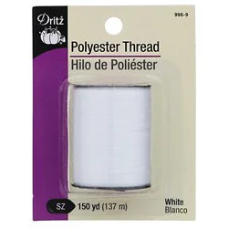 Dritz Polyester White Thread