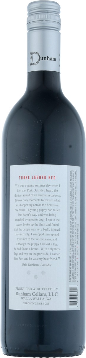slide 8 of 9, Dunham Cellars Washington State Three Legged Red Wine 750 ml, 750 ml