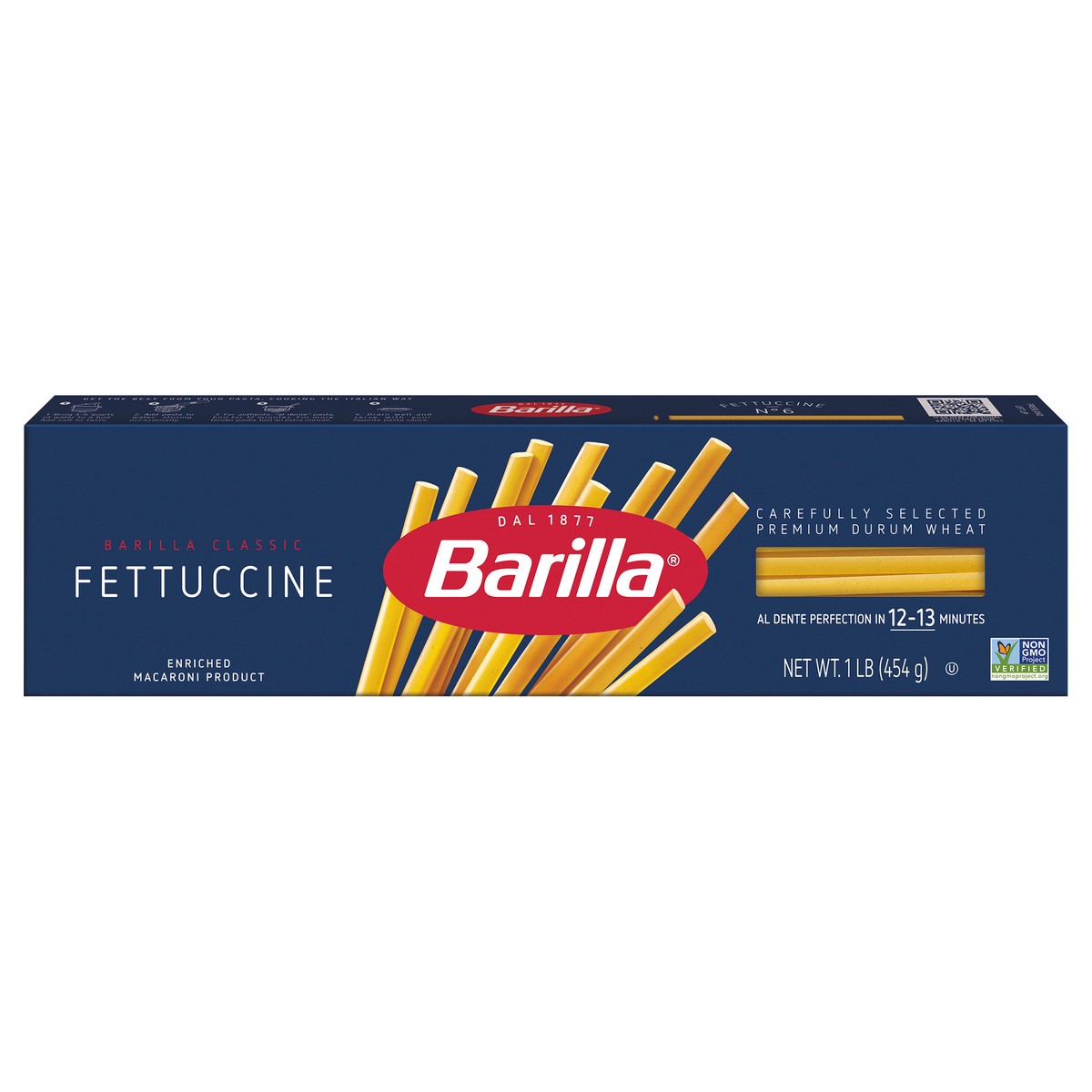 slide 1 of 9, Barilla Fettuccine Pasta, 16 oz