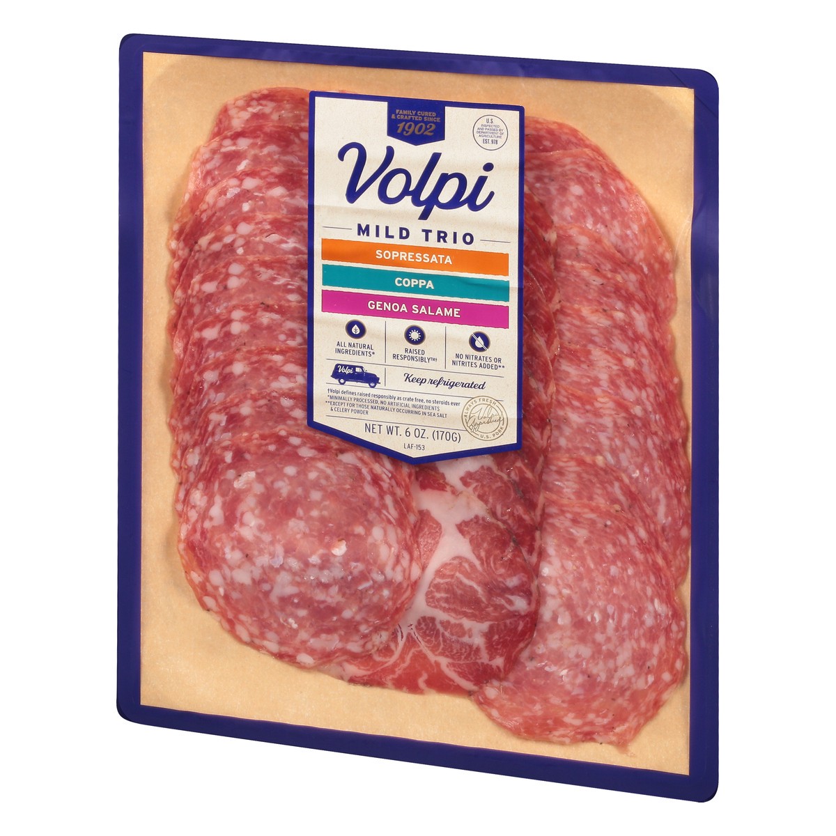 slide 11 of 13, Volpi Salami Mild Trio Variety Pack 6 oz., 6 oz