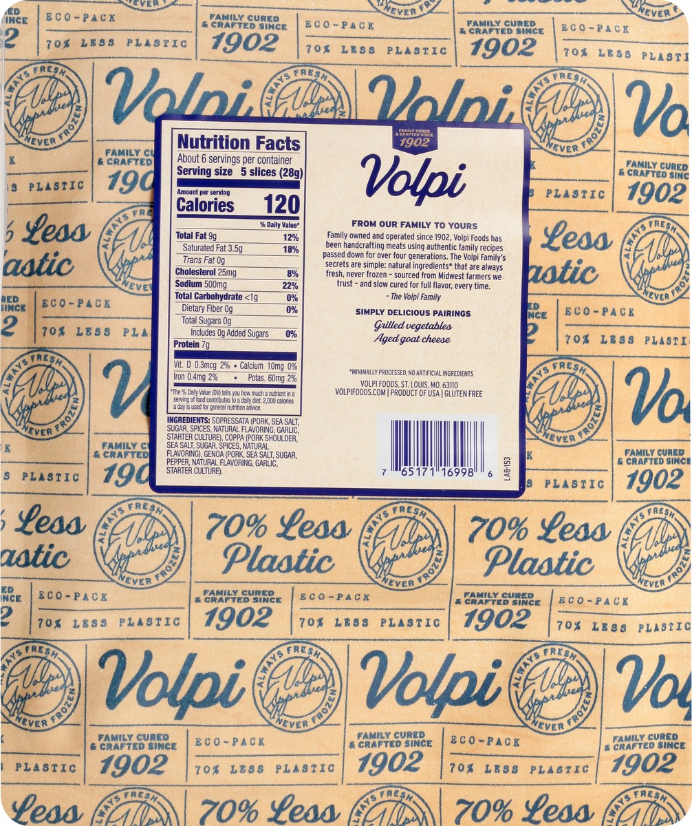 slide 2 of 13, Volpi Salami Mild Trio Variety Pack 6 oz., 6 oz