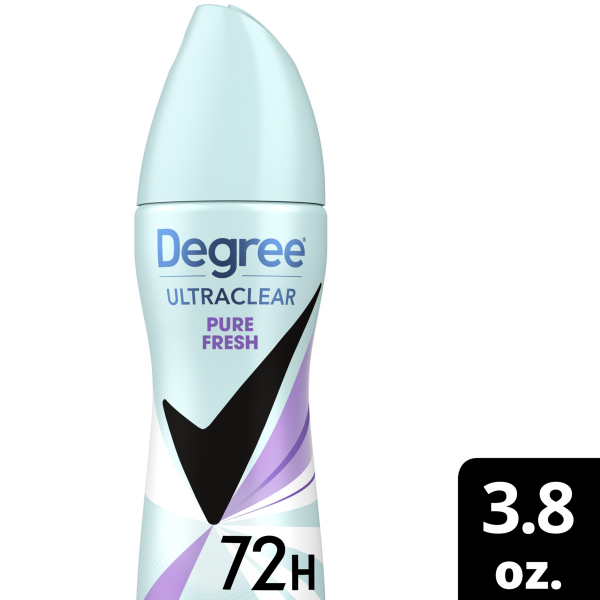 slide 1 of 16, Degree Men Antiperspirant Dry Spray Black & White Pure Fresh, 3.8 oz