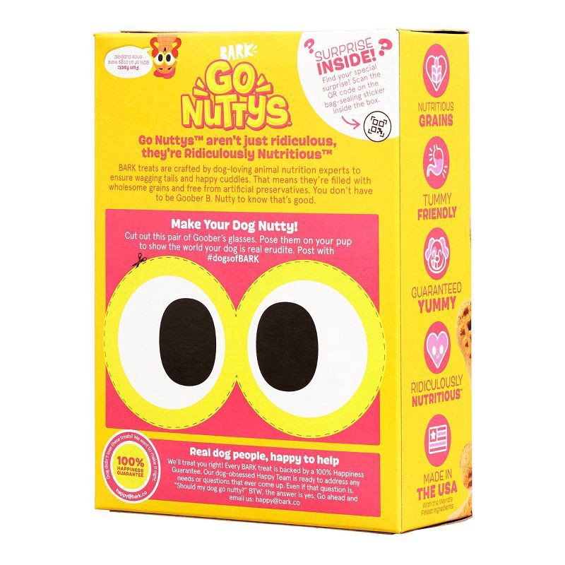 slide 5 of 7, BARK Go Nutty Soft Peanut Butter Flavor Dog Treats - 10oz, 10 oz