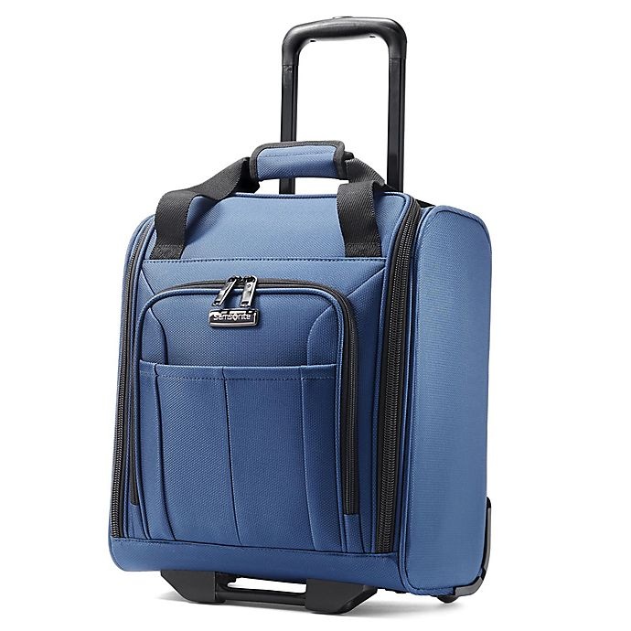 slide 1 of 2, Samsonite Signify Upright Underseat Luggage - Blue, 15 in