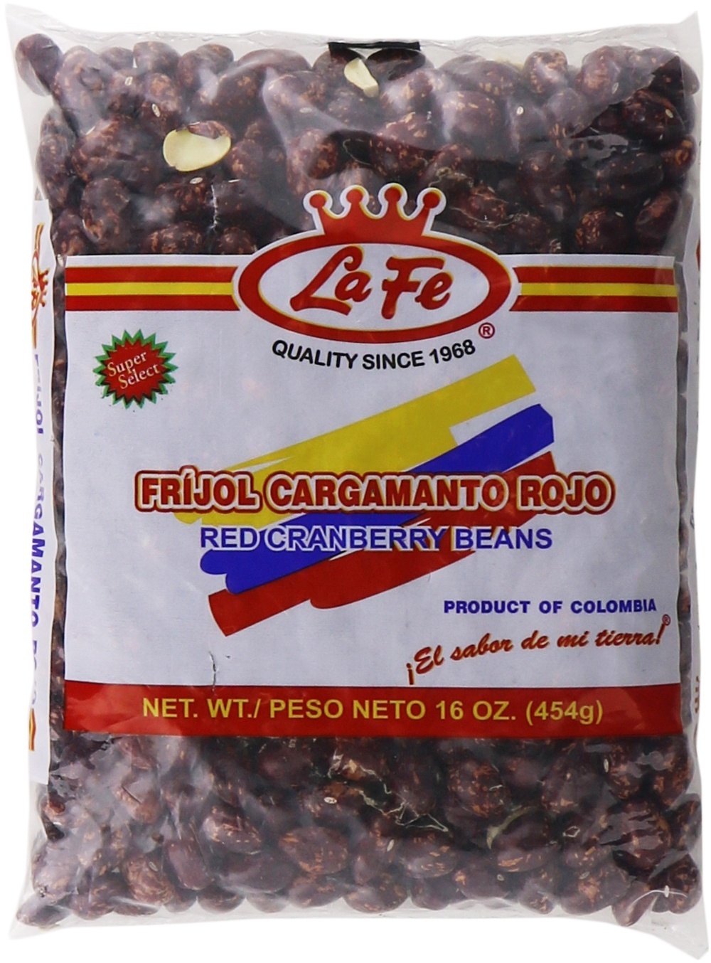 slide 1 of 1, La Fe Red Cranberry Beans 16 oz, 16 oz