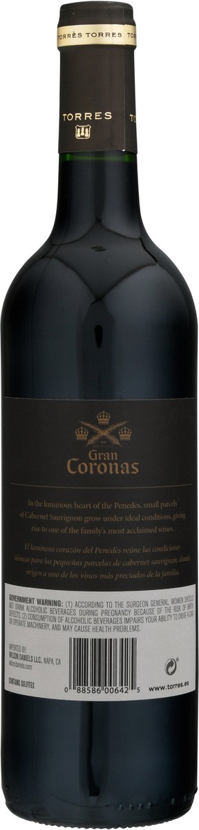 slide 8 of 9, Torres Gran Coronas 750 ml Bottle, 750 ml