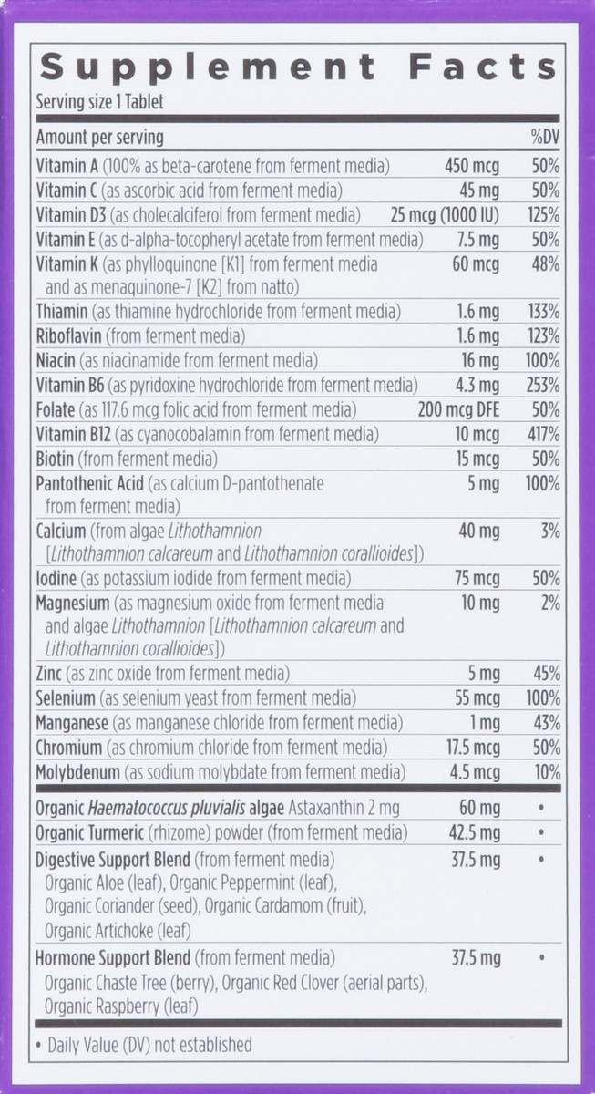 slide 3 of 9, New Chapter 55+ One Daily Every Woman's Multivitamin 30 Vegetarian Tablets, 30 ct