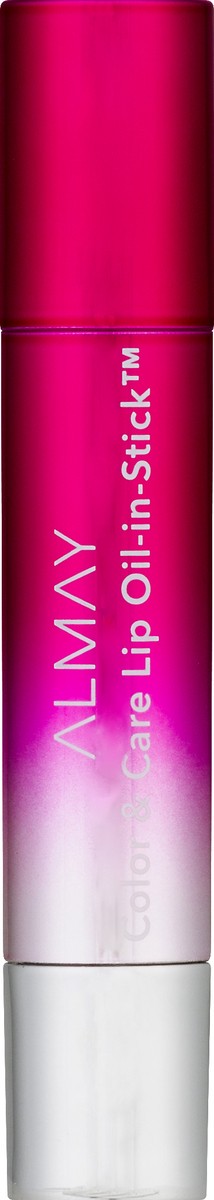 slide 1 of 5, Almay Raspberry Rush 130 Color & Care Lip Oil-in-Stick 0.09 oz, 0.09 oz