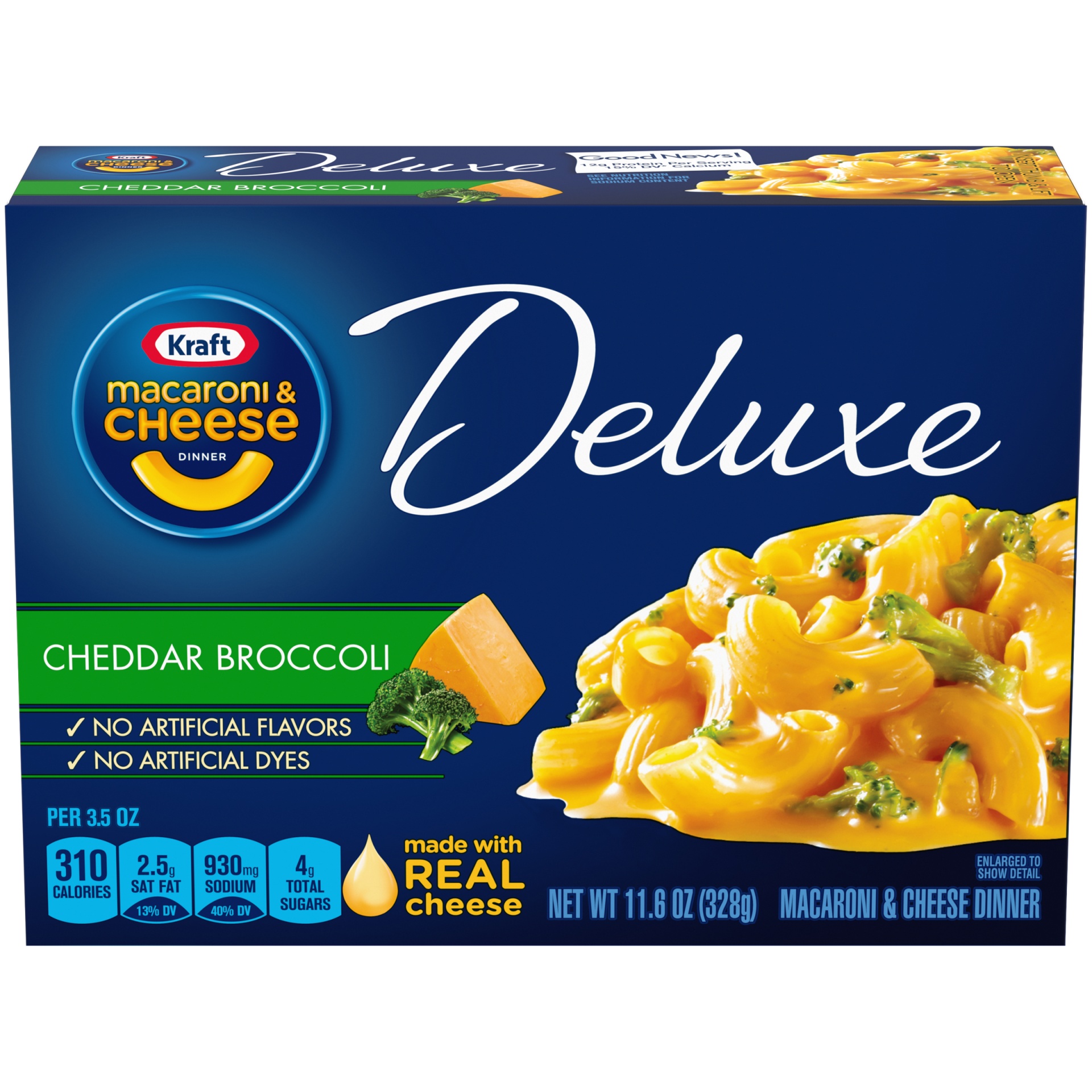 Kraft Deluxe Macaroni & Cheese Cheddar Broccoli 11.5 oz Shipt