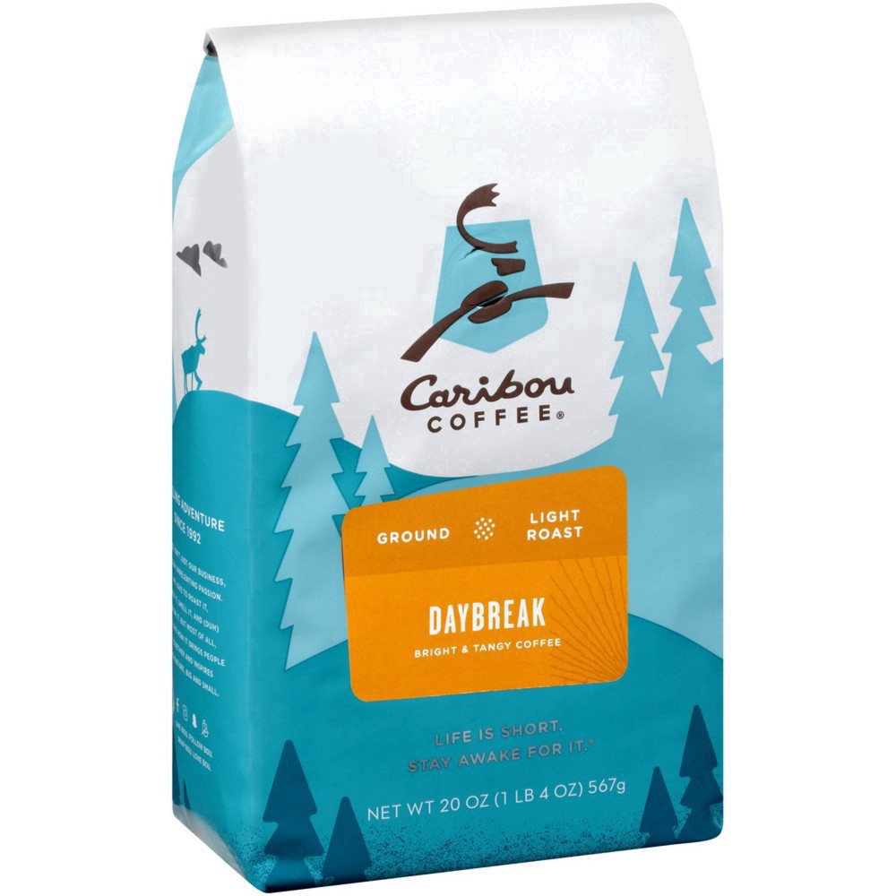 slide 3 of 27, Caribou Coffee Daybreak Blend Ground Coffee - 20 oz, 20 oz