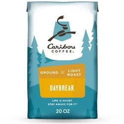 Caribou Coffee, Daybreak Dark Roast Ground Coffee - 20oz Bag