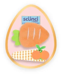 Scunci Carrot Cherry Salon Clips