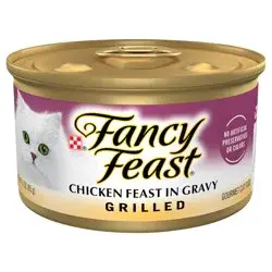Fancy Feast Purina Fancy Feast Grilled Wet Cat Food Chicken Feast in Wet Cat Food Gravy