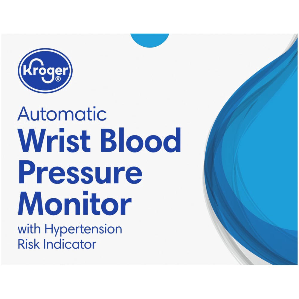 slide 4 of 4, Kroger Wrist Blood Pressure Automatic Monitor, 1 ct