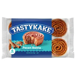 Tastykake Pecan Swirls, 6 Cinnamon and Pecan Baked Pastry Rolls, Cinnamon Rolls