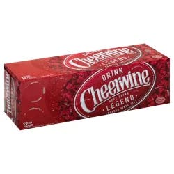 Cheerwine Soft Drink, 12 fl oz; 12 ct