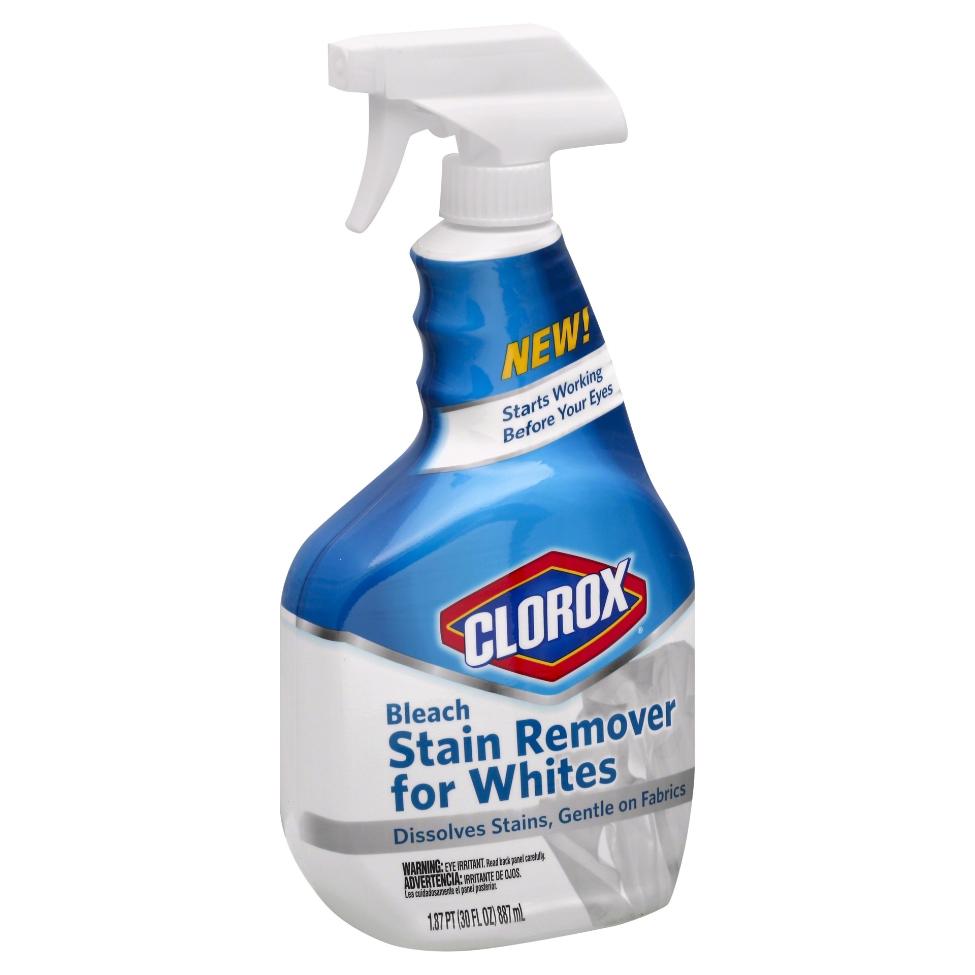 slide 1 of 1, Clorox Bleach Stain Remover for Whites, 30 oz