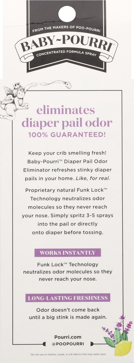 slide 10 of 11, Baby-Pourri Little Stinker Diaper Pail Lavender Bergamot Odor Eliminator 3.4 fl oz, 3.4 fl oz