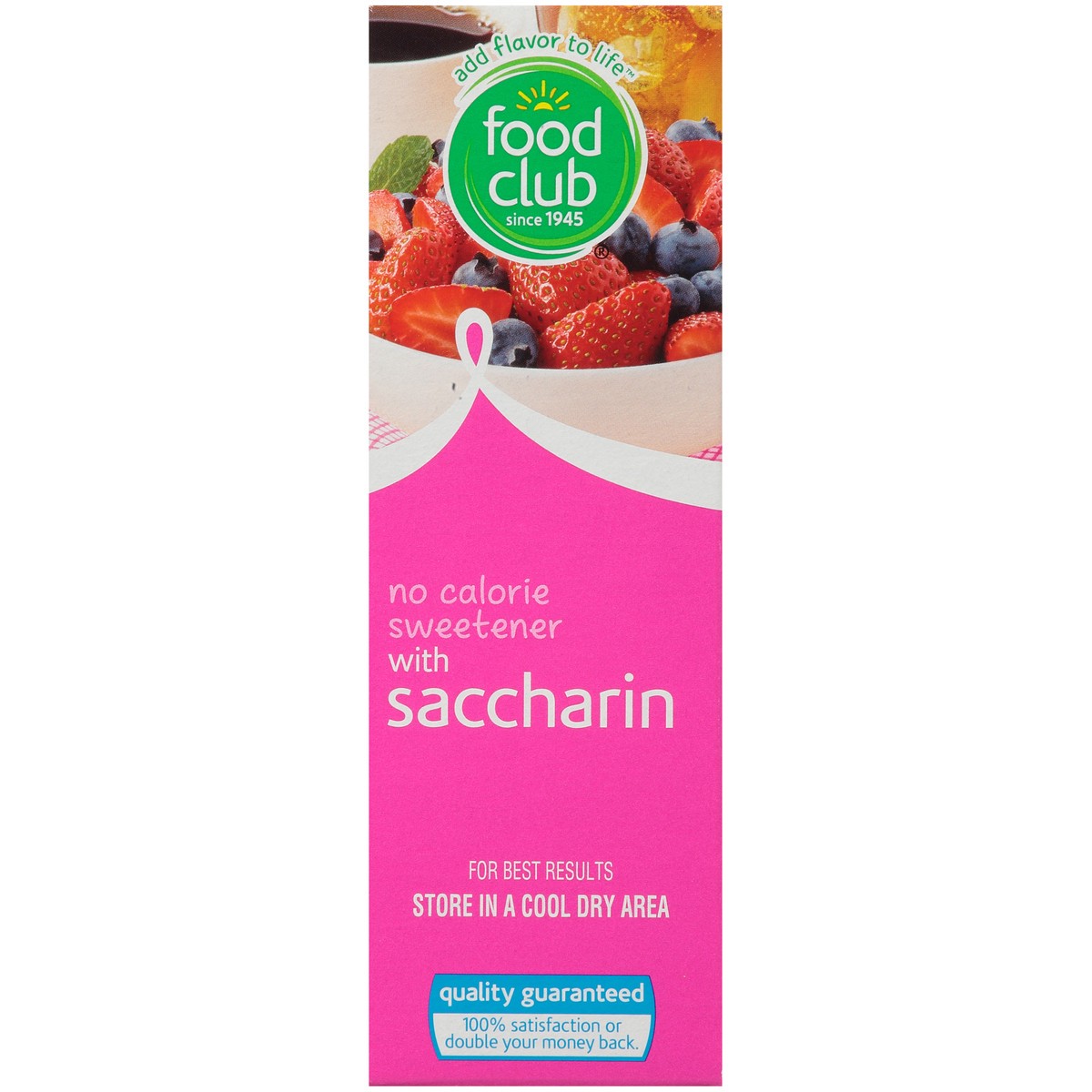 slide 7 of 10, Food Club Sugar Substitute Sacchrin, 100 ct