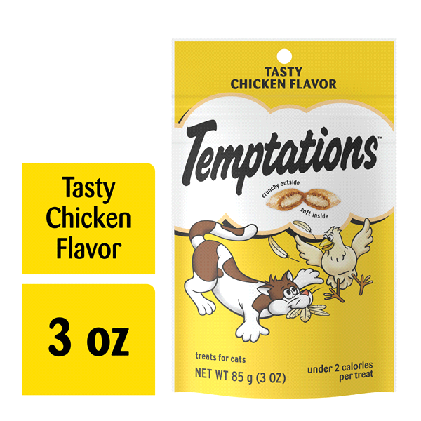 slide 1 of 1, Whiskas Temptations Classic Treats For Cats Tasty Chicken Flavor, 3 oz