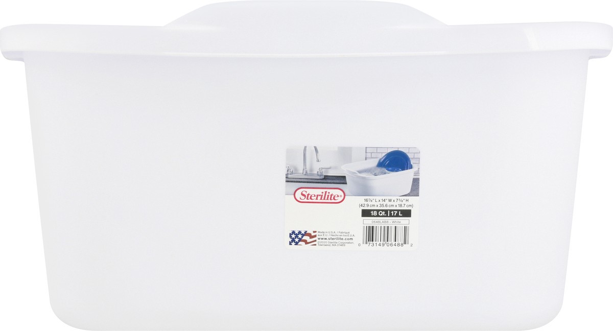 slide 1 of 9, Sterilite Dishpan White, 1 ct