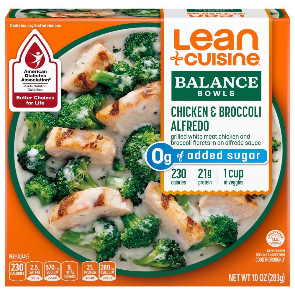 slide 1 of 2, Lean Cuisine Chicken & Broccoli Alfredo Balance Bowl 10 oz, 10 oz