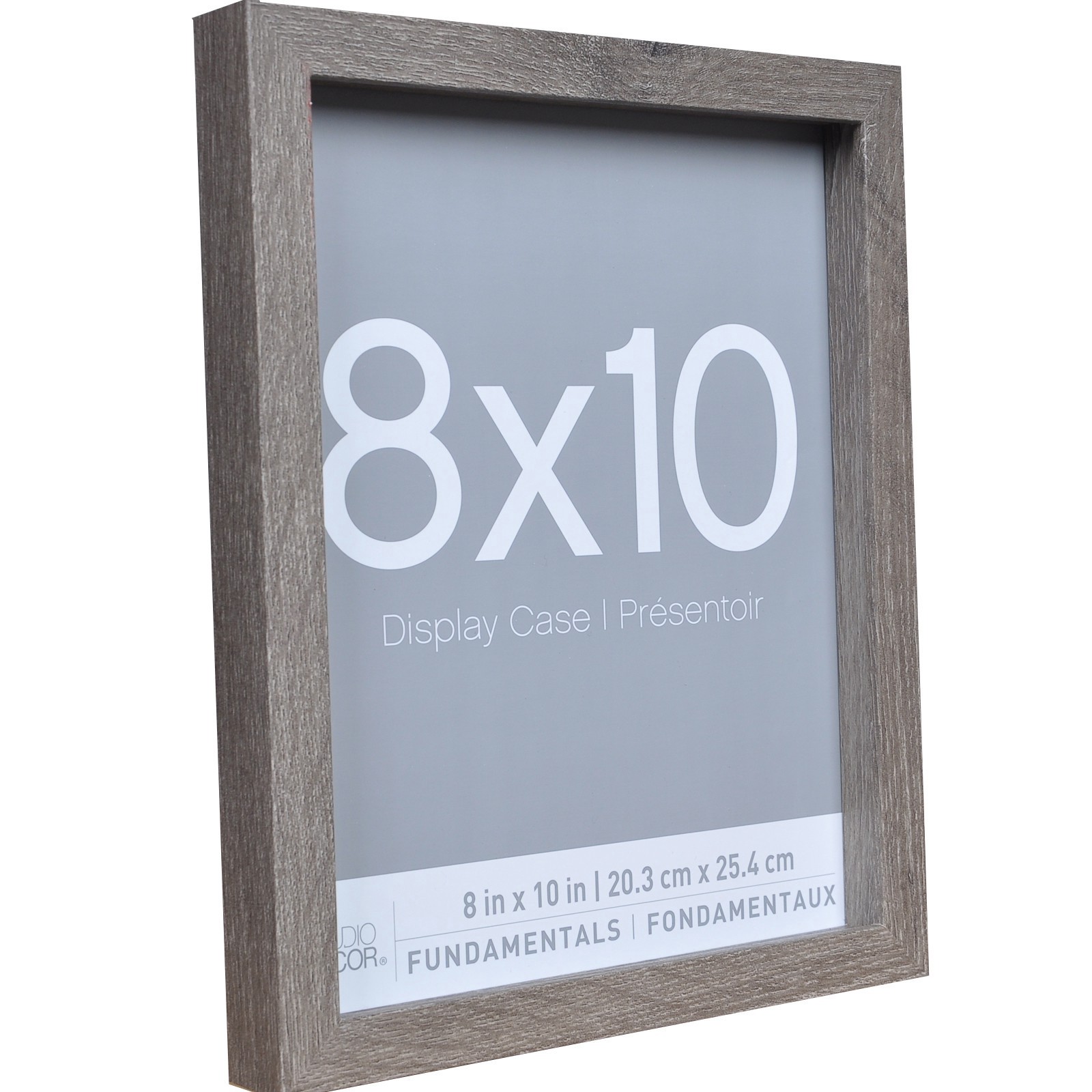 slide 2 of 4, 3 Pack Fundamentals 8" X 10" Gray Shadow Boxes By Studio Decor, 8 in x 10 in