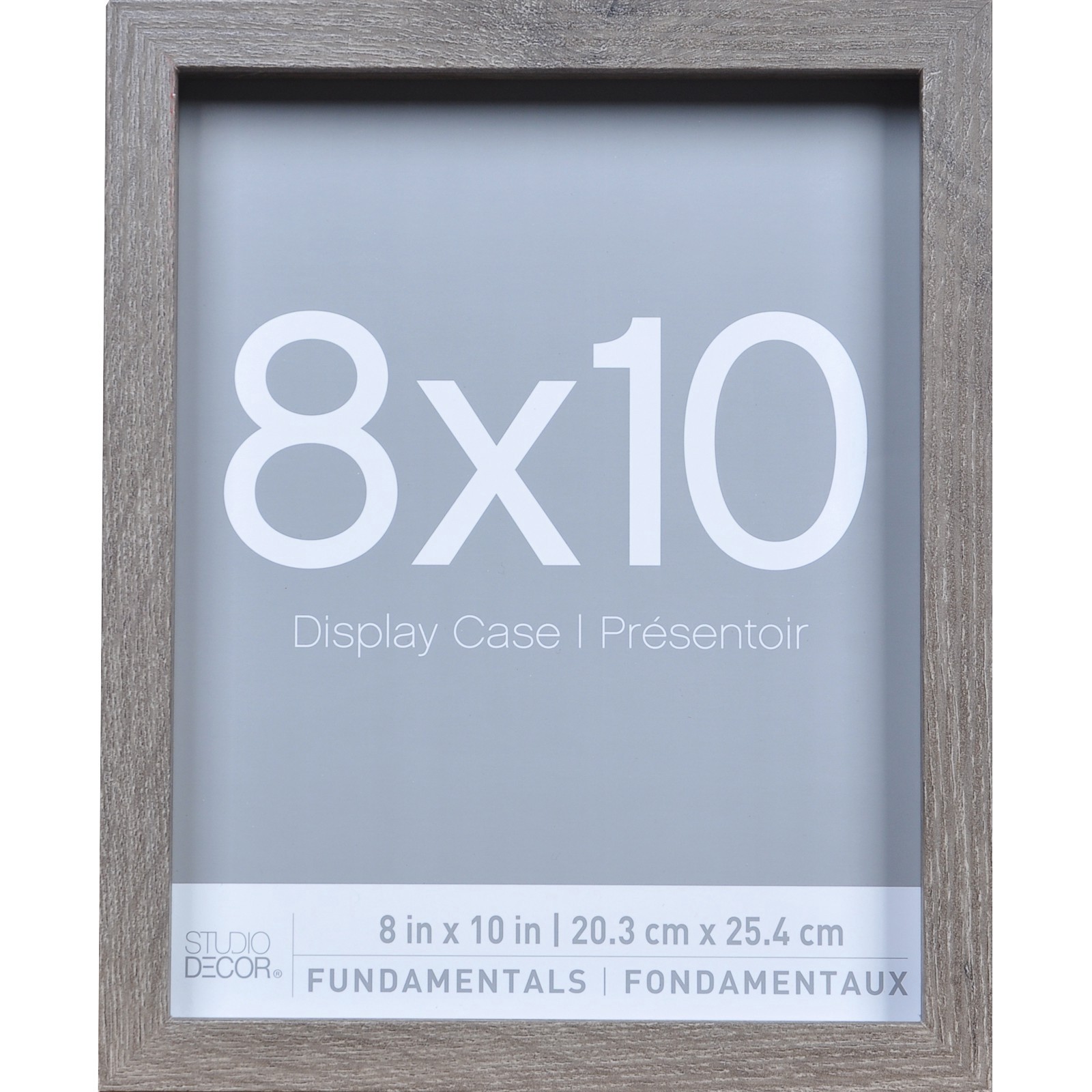 slide 3 of 4, 3 Pack Fundamentals 8" X 10" Gray Shadow Boxes By Studio Decor, 8 in x 10 in