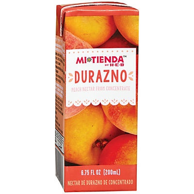 slide 1 of 1, Mi Tienda Durazno Peach Nectar, 6.75 oz