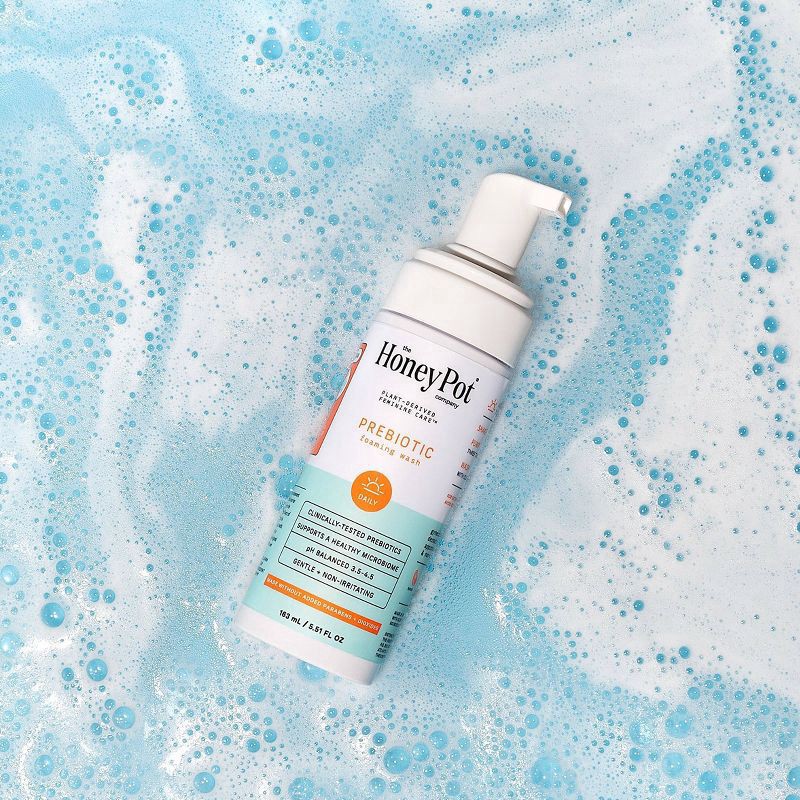 slide 6 of 11, The Honey Pot Company Prebiotic Foaming Wash 5.51 fl oz, 5.51 fl oz