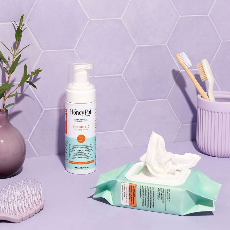 slide 7 of 11, The Honey Pot Company Prebiotic Foaming Wash 5.51 fl oz, 5.51 fl oz