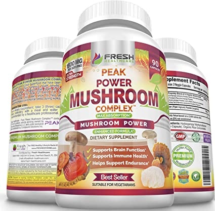 slide 1 of 1, PCC Organic Stress Support Mushrooms (Veggie Caps), 60 ct