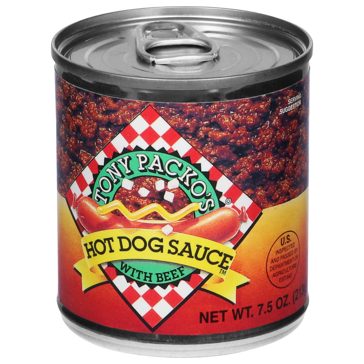 slide 8 of 13, Tony Packo's Hot Dog Sauce with Beef 7.5 oz, 7.5 oz