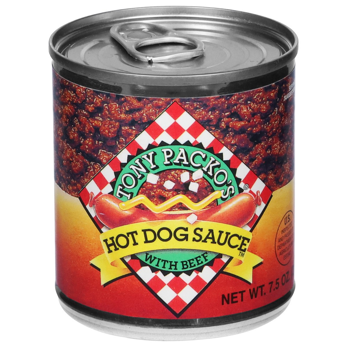 slide 1 of 13, Tony Packo's Hot Dog Sauce with Beef 7.5 oz, 7.5 oz