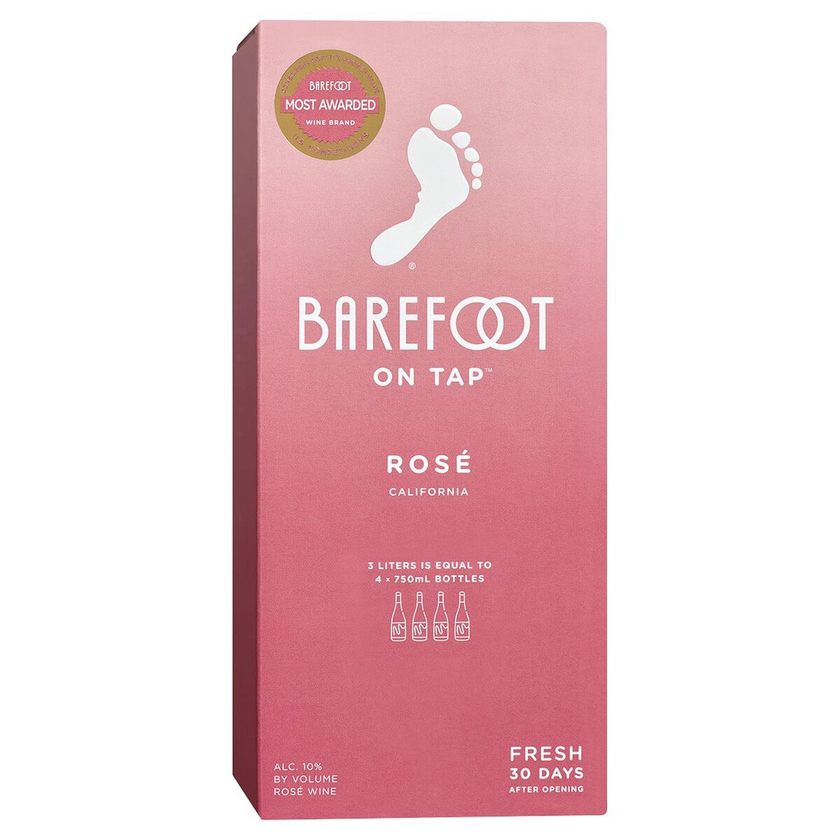 slide 5 of 5, Barefoot Box Wine, 3 liter